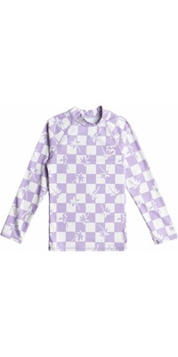 2024 Billabong Toddlers Billie UV50 Long Sleeve Lycra Vest EBOWR03001 - Peaceful Lilac